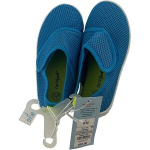 NWT Cat & Jack Toddler Boy Size Large (9/10) Blue Slip-On Water Shoes